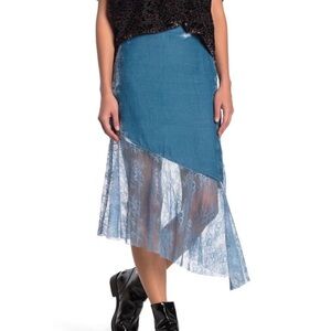 NWT Free People My Lacey Velvet Skirt